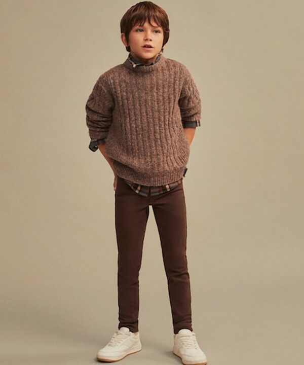 Contrast corduroy overshirt